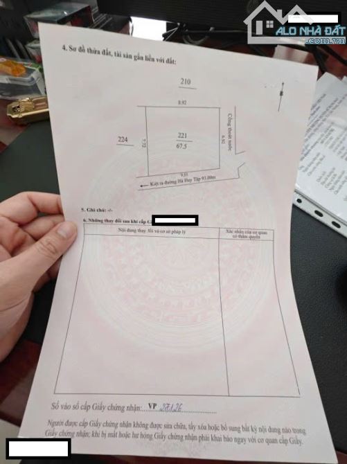 📌📌📌LÀM VIỆC TRỰC TIẾP GIÁ TỐT !!! Hà Huy Tập 3.95T