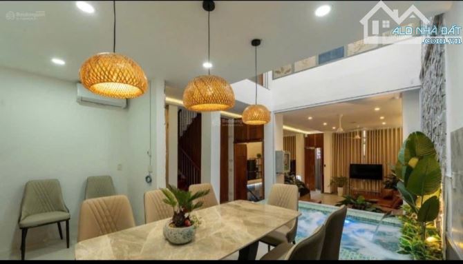 🔥 VILLA 3 TẦNG HỒ BƠI TRẦN VĂN DƯ – NGANG 7M5 – KHAI THÁC 5TR/NGÀY – GẦN BIỂN MỸ KHÊ 🌊 - 2