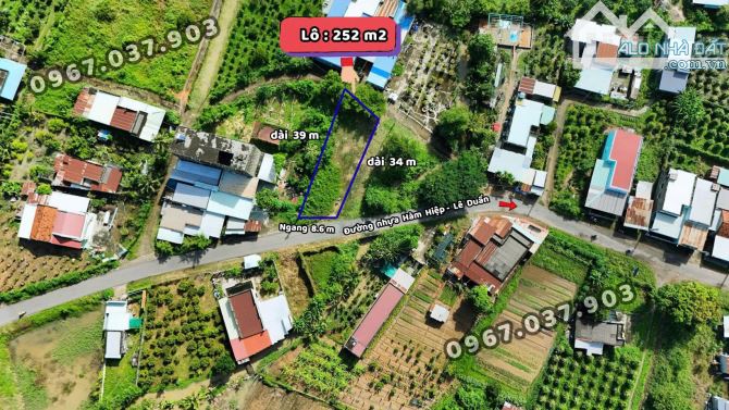 Bán đất 2 mặt tiền nhựa Hàm Hiệp thổ cư gần Lê Duẩn - 4