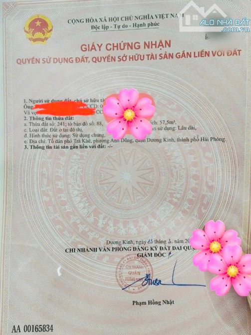 Bán đất Anh Dũng - Dương Kinh - Hải Phòng