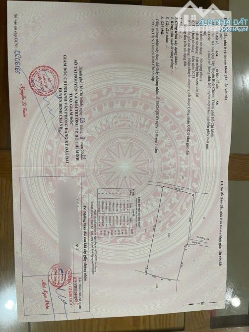 Bán đất gần chợ hưng long 1100m  4,5ty