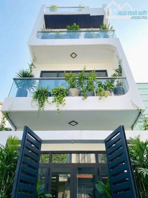 Nhà đẹp 1trệt 3 lầu 4 PN 5wc đg Nguyễn xiển Q9 gần VinQ9 - 4