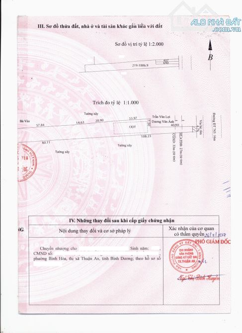 Bán đất 1886m2, mặt tiền đường ĐT.743 p. An Phú gần Vòng Xoay An Phú - 1