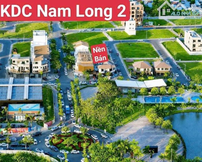 🏡🏡🏡BÁN NỀN BIỆT THỰ SONG LẬP 150M2 KDC NAM LONG 2 (9A) GIÁ CHỈ 6 TỶ! - 2