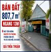 BÁN ĐẤT 807,7 M², NGANG 13M, VĨNH MỸ, CHÂU ĐỐC, AN GIANG