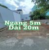 bán gấp lô đất 100m2(5x20)giá 900triệu đường trung lập xãtrung lập thượng huyện củ chi shr