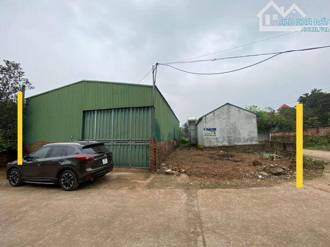 Bán đất lô góc 339m2 xã Minh Phú, Sóc Sơn - Đường ô tô tránh - Có sẵn nhà xưởng - 4