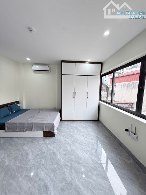 Cho Thuê CCMN Ngõ Hòa Bình 01 Hai Bà Trưng 30m2 Studio Cửa Sổ Thang Máy Giặt Riêng Full Đồ - 11