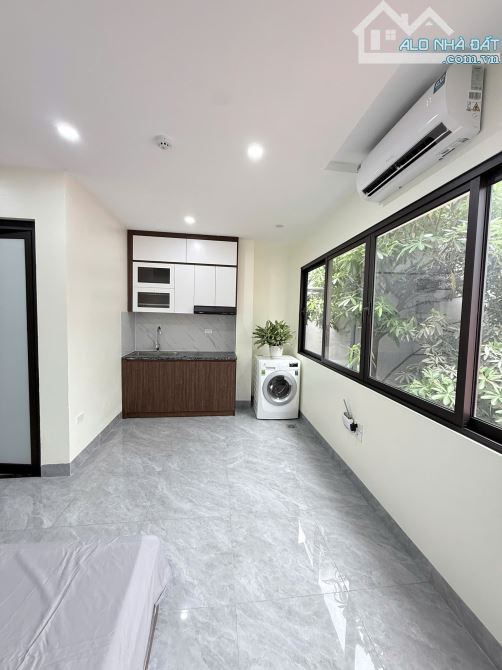 Cho Thuê CCMN Ngõ Hòa Bình 01 Hai Bà Trưng 30m2 Studio Cửa Sổ Thang Máy Giặt Riêng Full Đồ - 12
