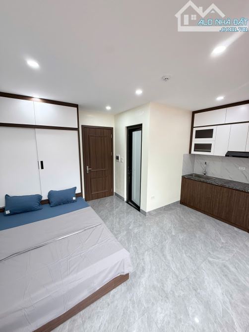 Cho Thuê CCMN Ngõ Hòa Bình 01 Hai Bà Trưng 30m2 Studio Cửa Sổ Thang Máy Giặt Riêng Full Đồ - 13