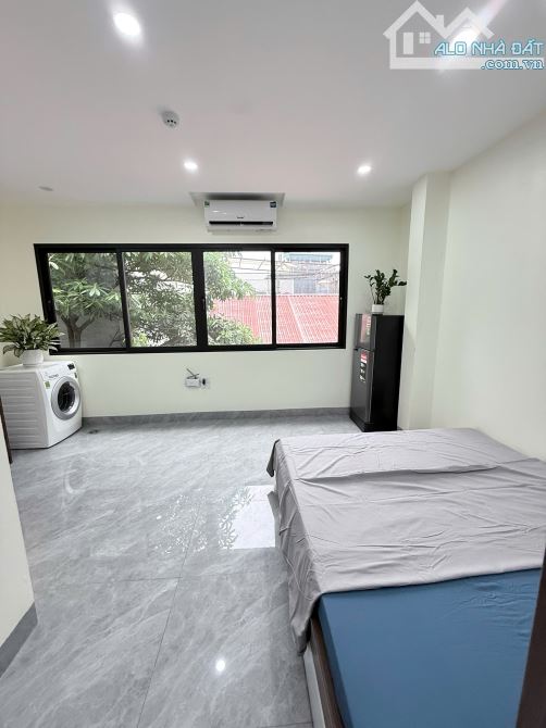 Cho Thuê CCMN Ngõ Hòa Bình 01 Hai Bà Trưng 30m2 Studio Cửa Sổ Thang Máy Giặt Riêng Full Đồ - 15