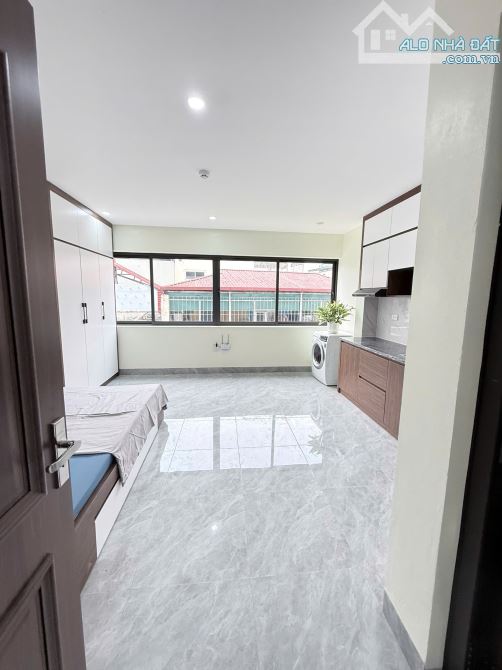 Cho Thuê CCMN Ngõ Hòa Bình 01 Hai Bà Trưng 30m2 Studio Cửa Sổ Thang Máy Giặt Riêng Full Đồ - 6