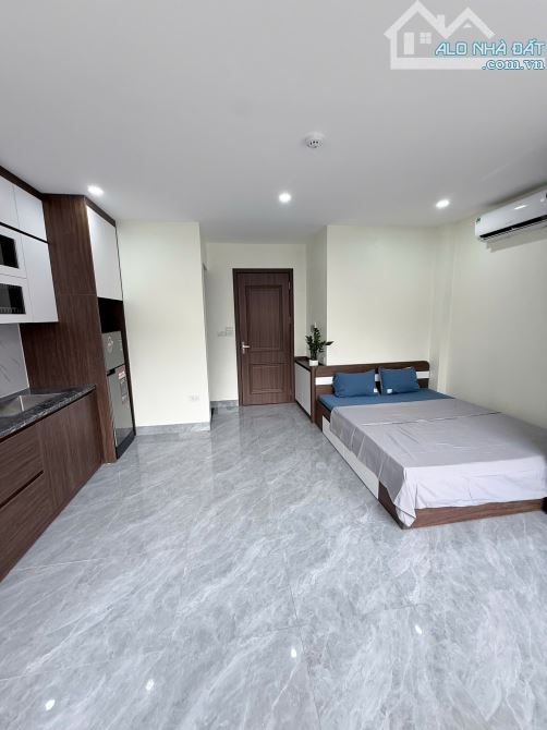 Cho Thuê CCMN Ngõ Hòa Bình 01 Hai Bà Trưng 30m2 Studio Cửa Sổ Thang Máy Giặt Riêng Full Đồ - 9