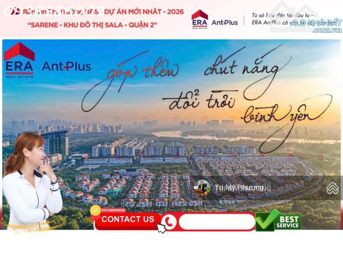 Sarene - Sala - Bán căn 3PN - Diện tích lớn, rộng 163m2 - View tháp 99 tầng + trực diện