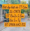 ĐẤT KIỆT OTO CMT8, GIÁ CHỈ 5.1 TỶ, CẨM LỆ