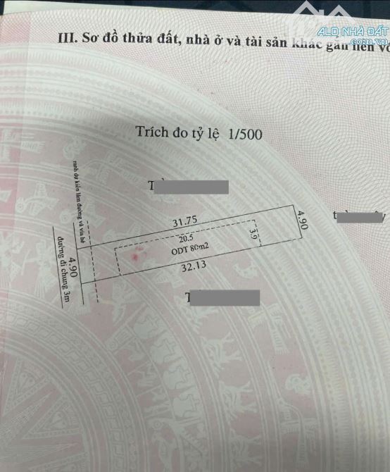 Bán đất 4.9x32m, hẻm Chu Văn An p. An Phú gần chợ An Cơ - 1