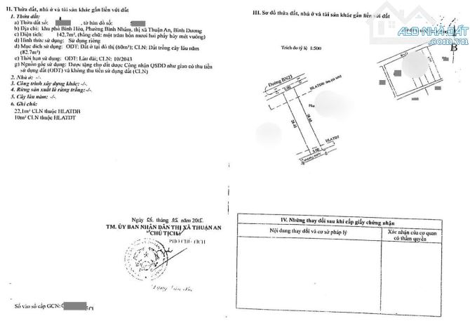 3,47Tỷ TL🔥Bán đất 142,7m2 Mặt Tiền đường Bình Nhâm 23 ,p.Bình Nhâm, Tp.Thuận An - 5
