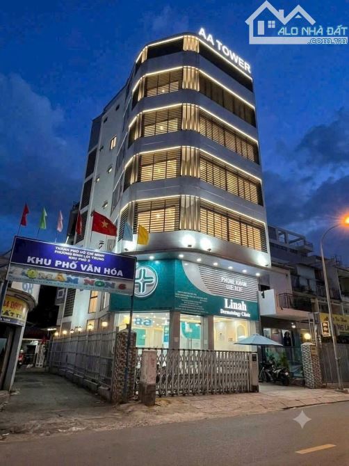 Mua Lời ngay 10 Tỷ ! Building MT Lê Quang Định - 9 x 18m - Hầm + 7 Tầng - HĐT 150 tr/th