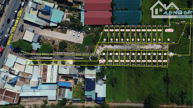 Bán Đất Trần Văn Giàu Bình Chánh Khu Phân Lô Đồng Bộ 80m2 Giá Tốt 2,5 Tỷ