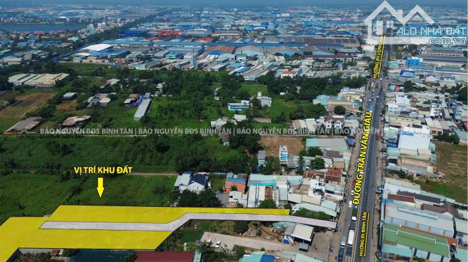 Bán Đất Trần Văn Giàu Bình Chánh Khu Phân Lô Đồng Bộ 80m2 Giá Tốt 2,5 Tỷ - 1