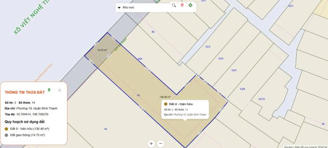 BÁN GẤP, MT XÔ VIẾT NGHỆ TĨNH ,2 CHIỀU GIÁP Q1– 6x25M, NH,CN 152M², QH HẦM 7 TẦNG, 54 TỶ - 2