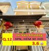 Bán Nhà 3 Tầng đường Lê Văn Khương, Phường Thới An Quận 12, Hẻm Xe Hơi, 3 Phòng Ngủ, 3.6Tỷ