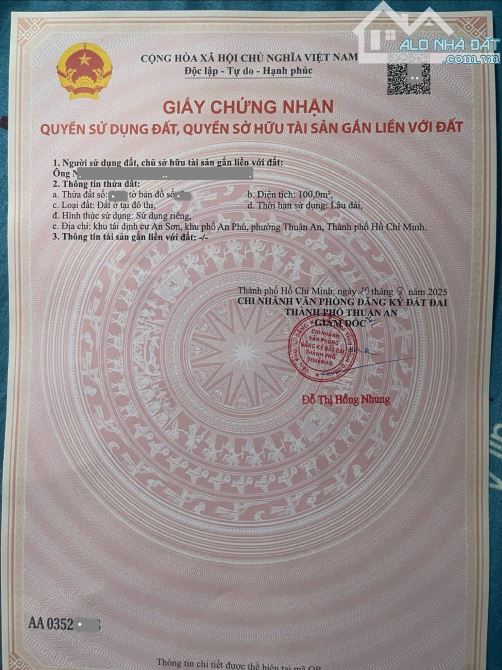 3Tỷ TL🔥Bán đất bên sông Sài Gòn_5x20m_Gần cầu Vành Đai 3 nối Q12 cũ, p.An Sơn Tp.Thuận An - 9
