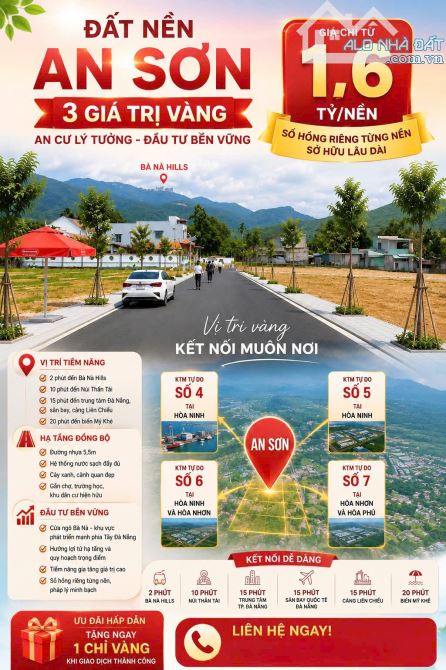 Bán đất xã bà nà mặt tiền đường nhựa diện tích 120m2 giá 1tyxxx - 2
