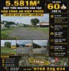 🌟 5.581M² MẶT TIỀN NGUYỄN VĂN TẠO, GẦN CÔNG AN HIỆP PHƯỚC, SẴN 600M² THỔ CƯ  💰 60 🧄 CÒN