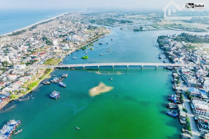 ĐẤT BIỂN Quảng Ngãi - Bán lô mặt tiền sông KDC Nghĩa An. Giá: 1 tỷ 550