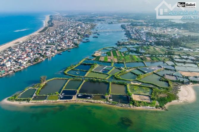 ĐẤT BIỂN Quảng Ngãi - Bán lô mặt tiền sông KDC Nghĩa An. Giá: 1 tỷ 550 - 1
