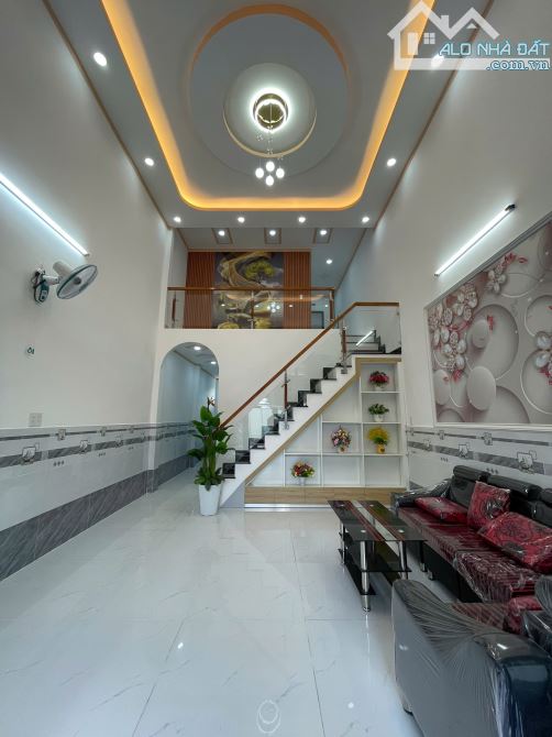 Hơn 2ty MT nhánh Huỳnh Thị Na 4,5x14 đúc lửng 3PN đất thổ cư khu dân cư, giữ Sổ Hồng Chính - 7