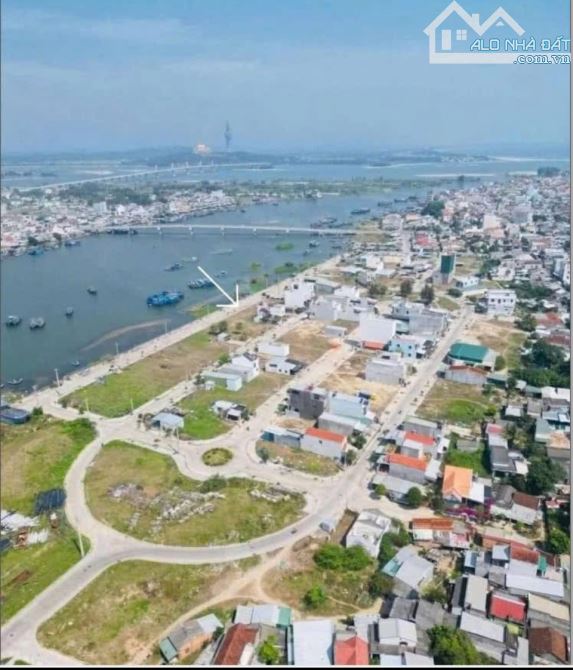 ĐẤT BIỂN Quảng Ngãi - Bán lô mặt tiền sông KDC Nghĩa An. Giá: 1 tỷ 550 - 4