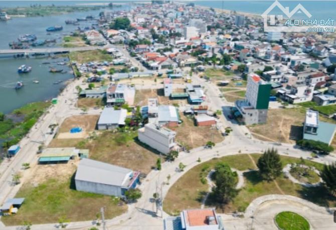 ĐẤT BIỂN Quảng Ngãi - Bán lô mặt tiền sông KDC Nghĩa An. Giá: 1 tỷ 550 - 5