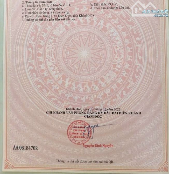 Nhà đẹp trung tâm Diên Điền chỉ 2ty350 - 2