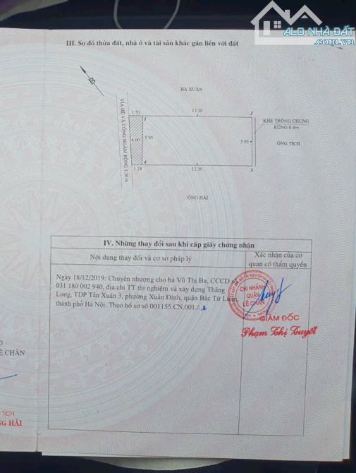 Bán Lô 80m mặt đường Vĩnh Tiến. Giá 7.5 tỷ