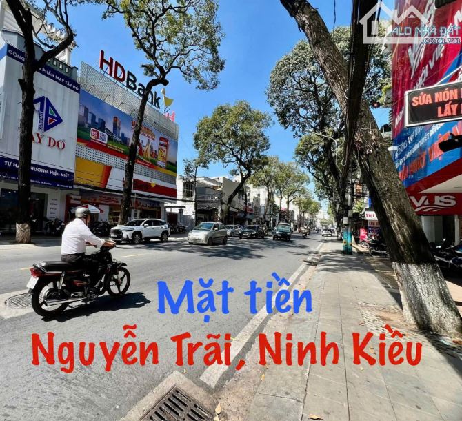 cho thuê nhà mặt tiền đường nguyễn trãi ninh kiều, ngang 5,6m dài 32m, - 1