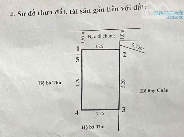 BÁN NHÀ 4 TẦNG TUYẾN 2 ĐƯỜNG BẠCH ĐẰNG – PHƯỜNG HỒNG BÀNG 16,9m² Giá chỉ có 1,85 tỷ - 1