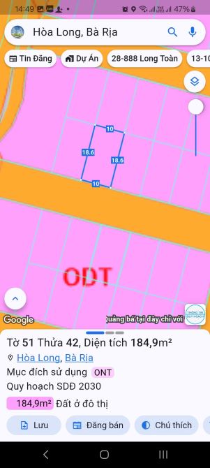 BÁN LÔ ĐẤT BIỆT THỰ KDC LAN ANH 2 – HÒA LONG - 4