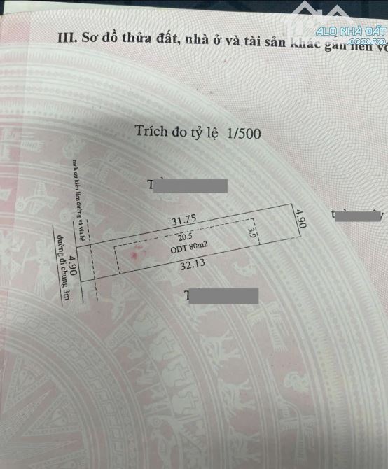 3,68Tỷ TL🔥Bán đất 156,5m2 hẻm đường Chu Văn An, gần Chợ An Cơ 200m, p.An Phú, Tp.Thuận An - 5