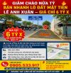 🔥🔥 GIẢM CHÀO NỬA TỶ – BÁN NHANH LÔ ĐẤT MẶT TIỀN LÊ ANH XUÂN – GIÁ CHỈ 6 TỶ X 🔥🔥