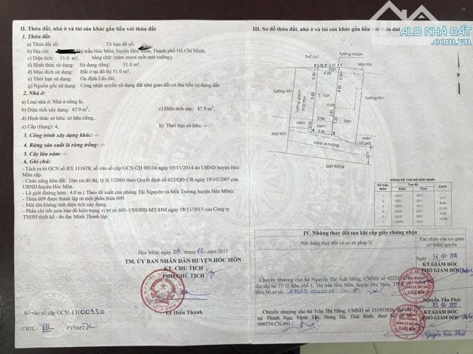 Nhà Dương Công Khi, 51m2, giá 1,65 tỷ, sổ hồng riêng - 6