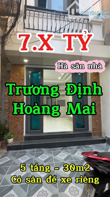 7.89 TỶ – NGAY NÚT GIAO TÂN MAI – NHÀ MỚI 5 TẦNG – MẶT TIỀN 4.7M