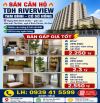 Bán Căn hộ chung cư TDH Riverview Bình Chiểu Chợ đầu mối Thủ Đức 61m2 2PN 2wc có sổ