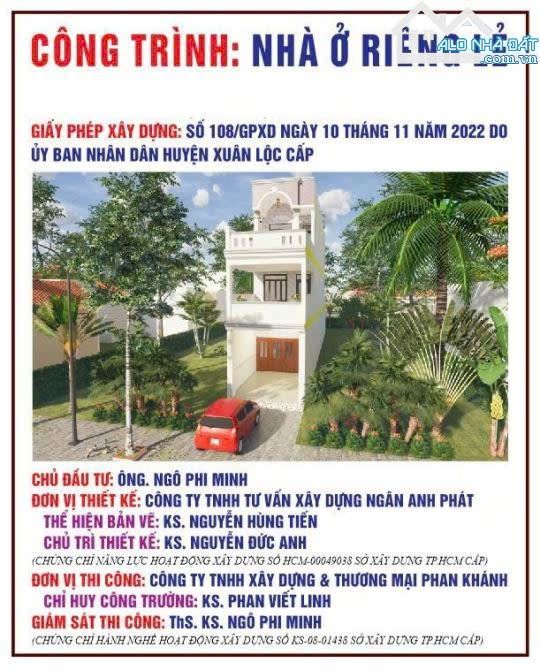 Nhà 1T2L cao cấp mặt tiền kinh doanh Khu Sinh thái Chứa Chan phường Xuân Lộc TP Đồng Nai