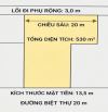 Bán đất hiếm hàng độc bản ĐƯỜNG BIỆT THỰ trung tâm Phố Tây, Nha Trang