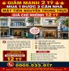 🔥🔥 GIẢM MẠNH 2 TỶ – MUA 1 ĐƯỢC 2 CĂN NHÀ MẶT TIỀN NGUYỄN TRUNG TRỰC – GIÁ CHỈ NHỈNH 12 T