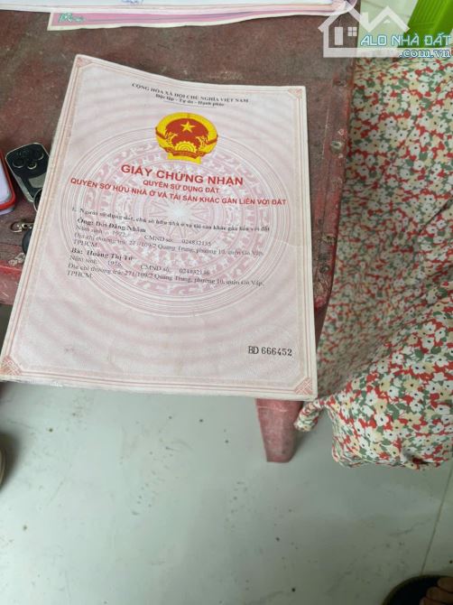 Hẻm Xe Tải Dương Thị Mười, DT: 4x15, Trệt,gác lửng, 2PN,2vs, Sổ Riêng