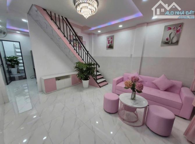 Mới nhìn mặt tiền đã mê!💕Nhà thiết kế tone pastel cực xinh, full nội thất, chỉ việc vào ở - 6