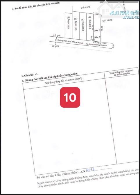 Bán 2 lô đất liền kề số 9 &10 thuộc xã Xuân Thới Sơn 95m², sổ hồng riêng, 100% thổ cư, đườ - 7